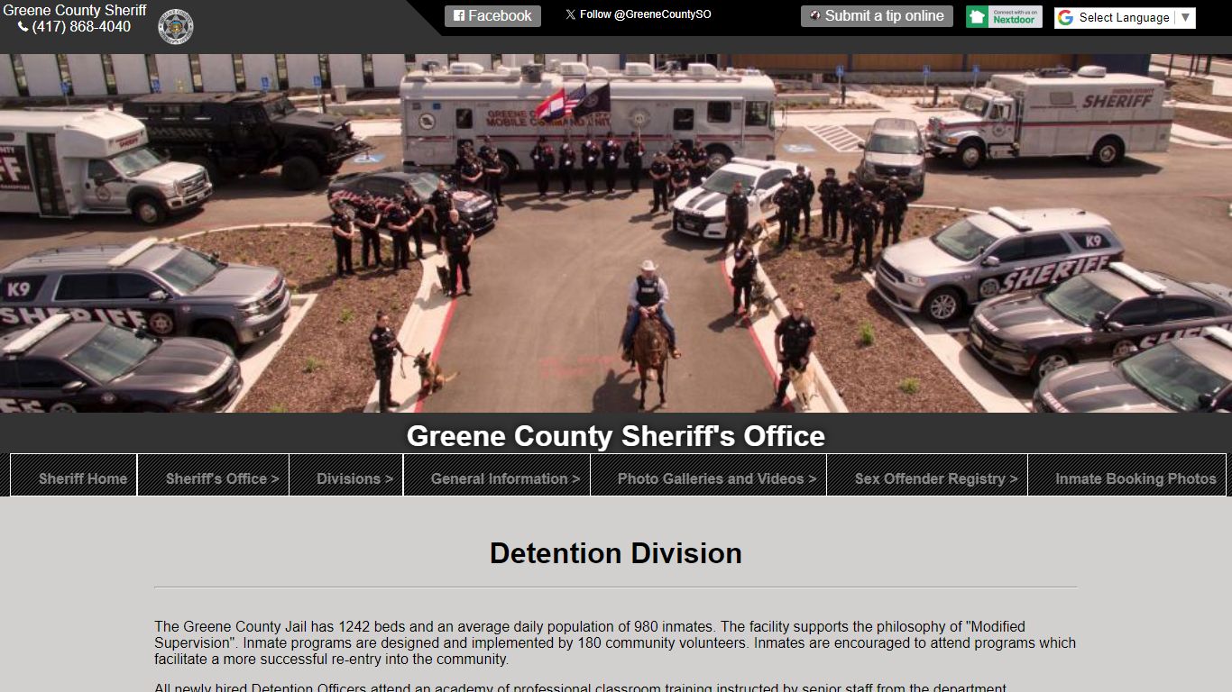 Detention Division - Greene County
